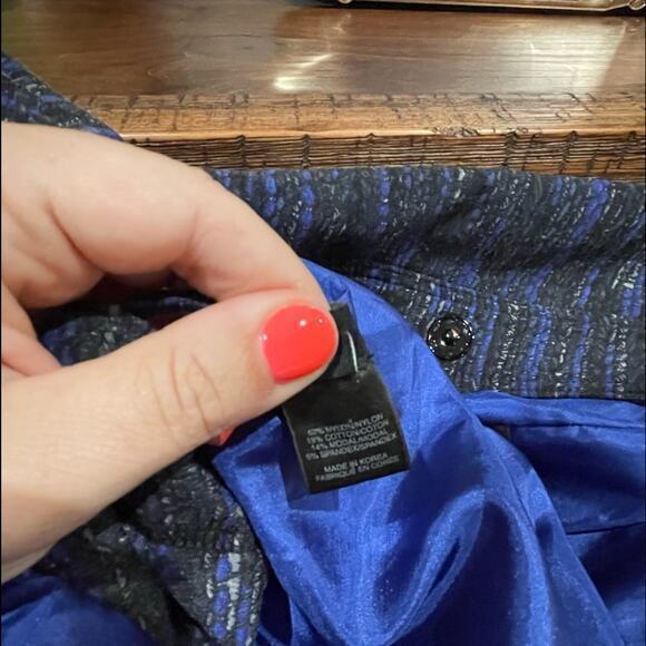 Vintage Marc Jacobs XS Short Sleeve Hoodie Jacket Tunic Purple Coat - Picture 6 of 6